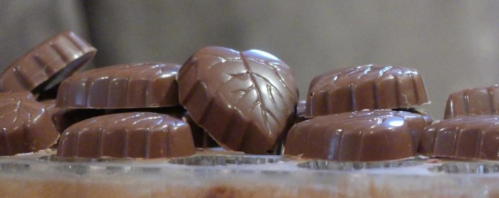 Foto van chocolaatjes bij Cyril Chocolat, door Nathalie Diot