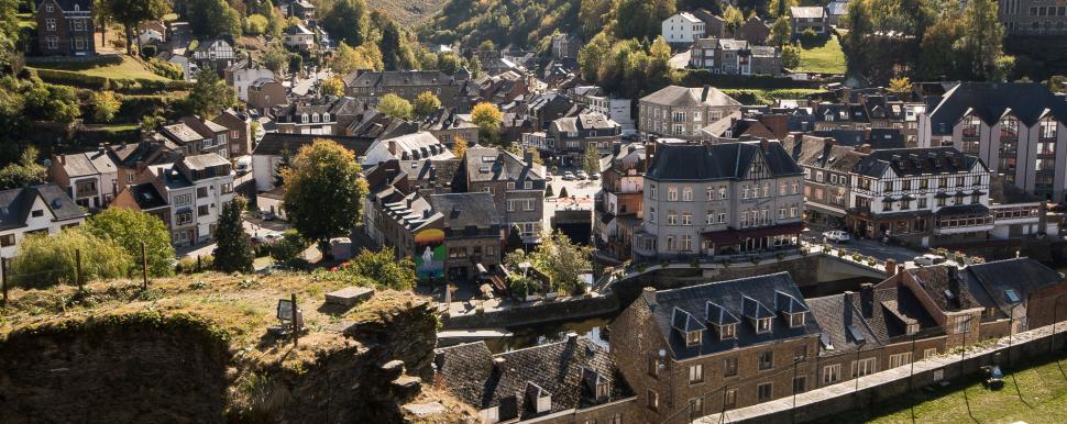 View of La Roche-en-Ardenne from the castle