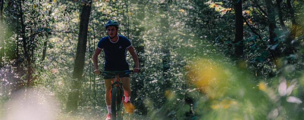 Mountain biking through the nature reserve- Teddy Verneuil