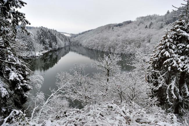 Nisramont-See im Winter, Pierre Pauquay