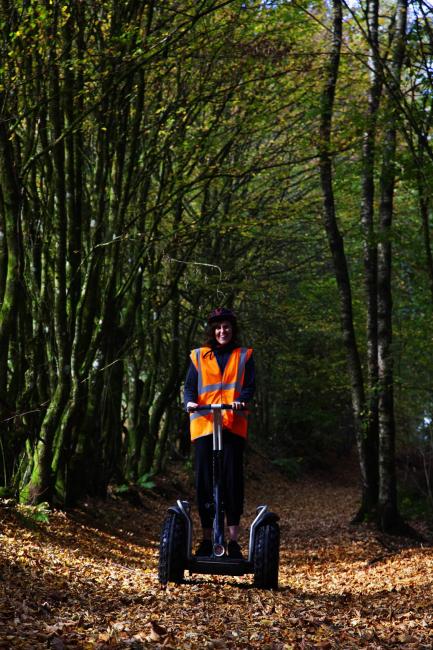 Segway in the forest