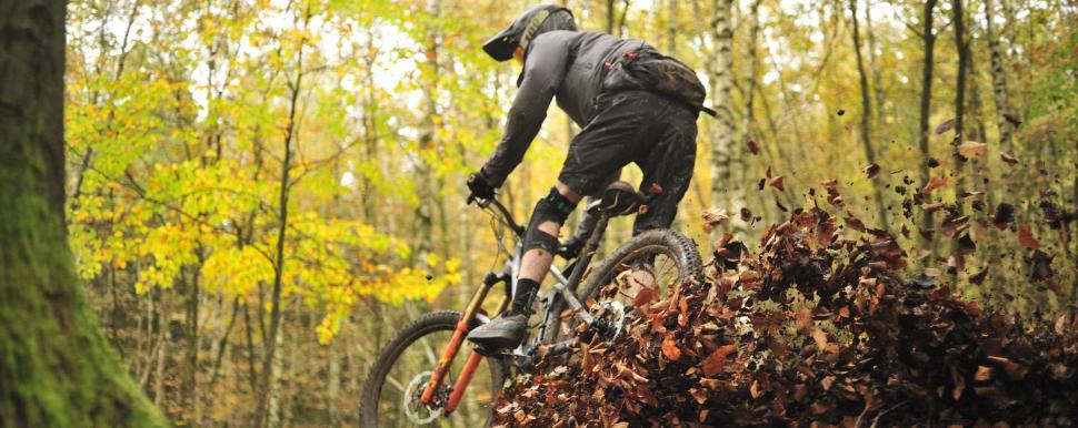 Mountainbike in den Wäldern der Ardennen