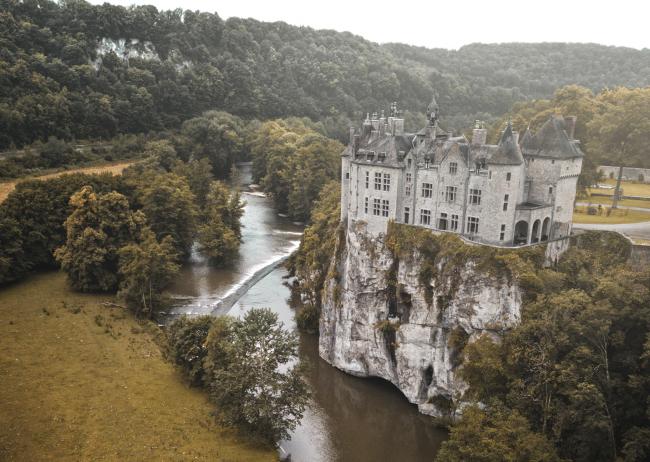 Het kasteel van Walzin, door Sven Ehmer