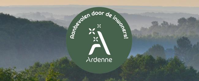 Mon Ardenne - badge "aanbevolen door de inwoners"