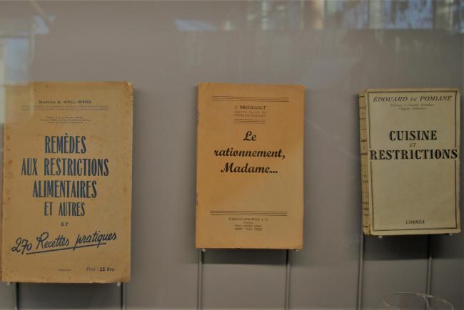 books and documents at Guerre et Paix Museum