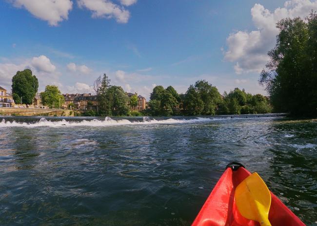 En kayak sur la Meuse - le Roidon (Sedan)