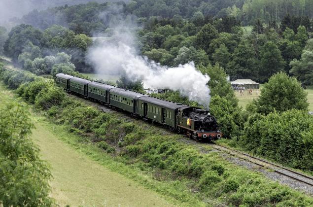 Train à vapeur en Ardenne