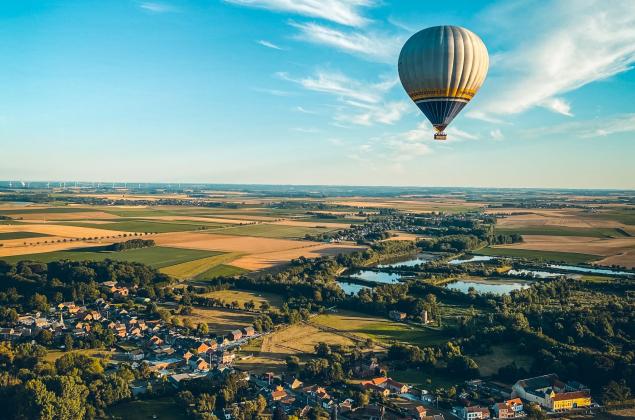 Initiation de vol en montgolfière en Terres de Meuse