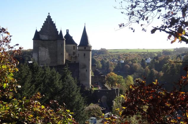 Vianden castle in autumn - ORTAL