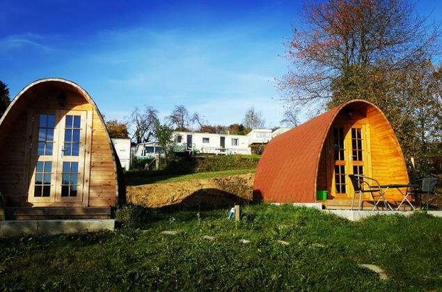 Campingplatz Durnal: Die Pods – Hütten wie Holzfässer