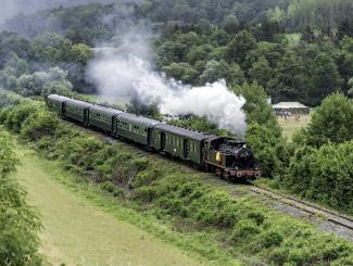 Train à vapeur en Ardenne