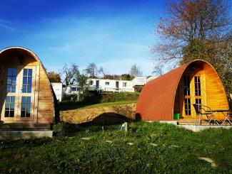 Campingplatz Durnal: Die Pods – Hütten wie Holzfässer