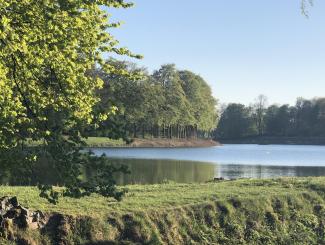 Pêcherie de Freux: Blick über den Teich 